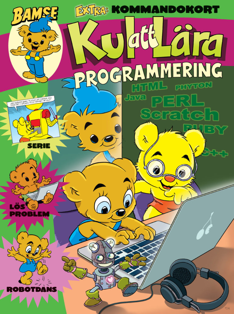 Bamse Kul att lära programmering