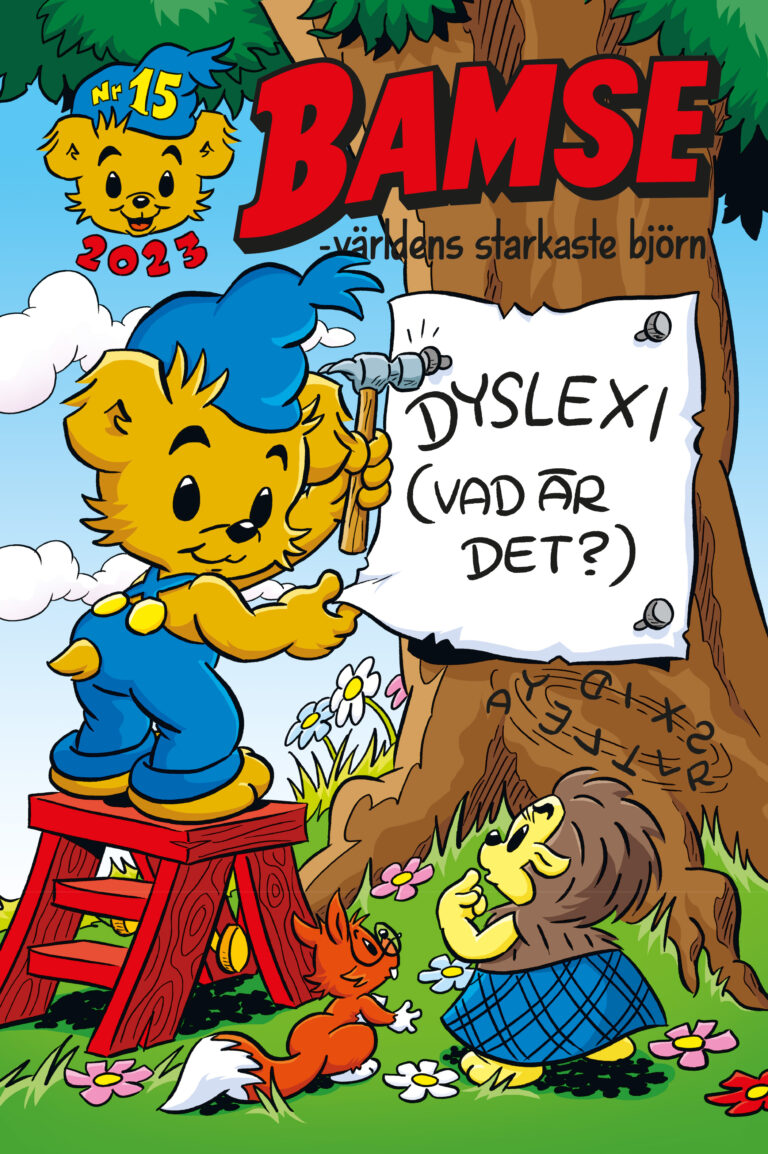 Bamse nr 15 2023 – tema dyslexi